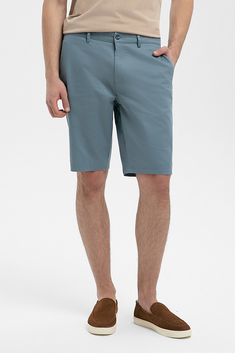 Бермуды из хлопка, цвет Бирюзовый