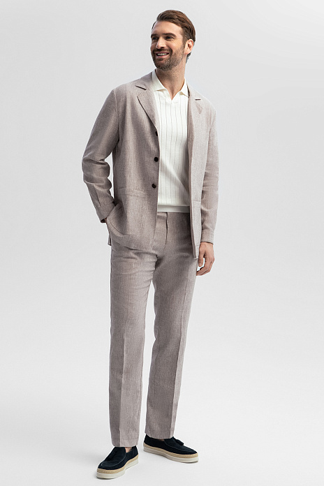 Костюм изо льна и хлопка, цвет 