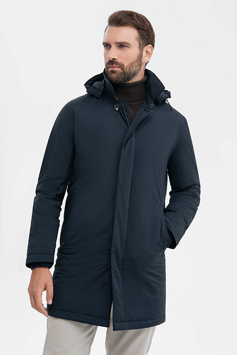 Демисезонная куртка с водоотталкивающей обработкой, цвет Синий темный
