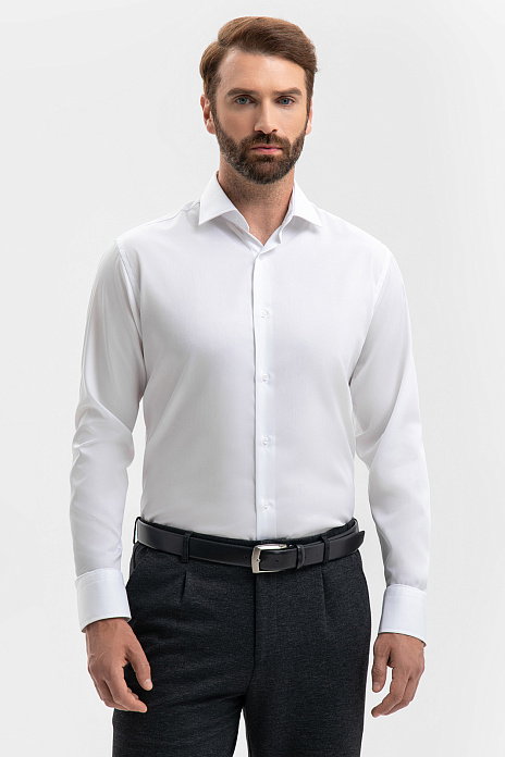 Сорочка из хлопка, легкая в уходе, цвет Белый