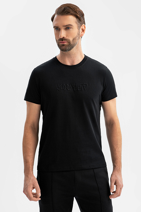 Футболка из хлопка, цвет Черный