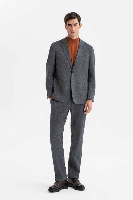 Костюм с эффектом меланжа, цвет 