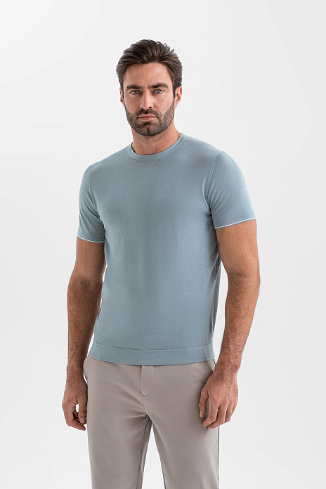 Джемпер из хлопка Пима, цвет Мятный