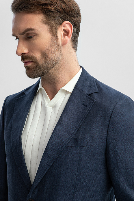 Костюм изо льна с брюками на кулиске, цвет 