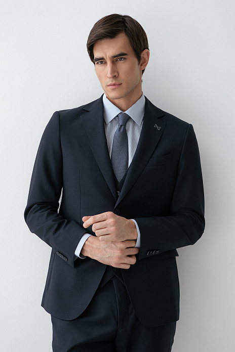 Костюм-тройка из шерсти, цвет 