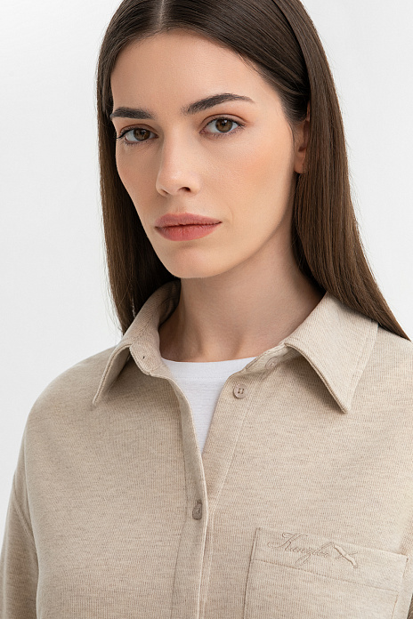 Сорочка пижамная, цвет Бежевый