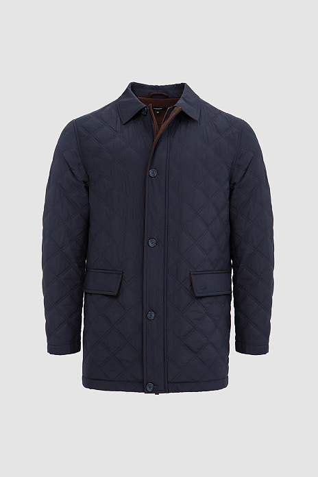 Куртка стеганая с водоотталкивающей обработкой, цвет Синий темный