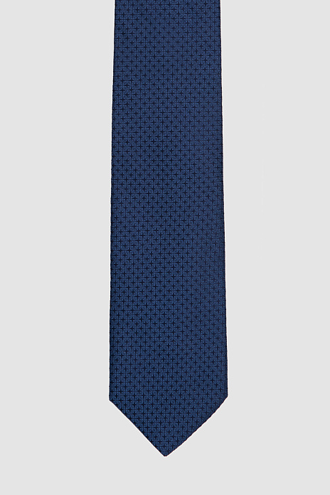 Галстук из шелка, цвет Синий темный