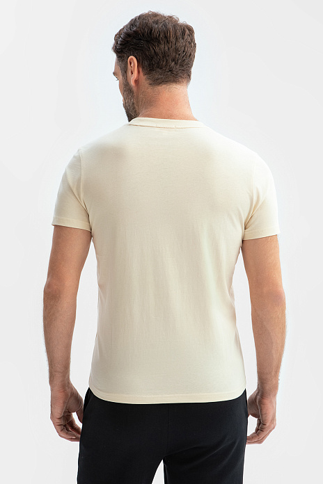 Футболка из хлопка, цвет Бежевый