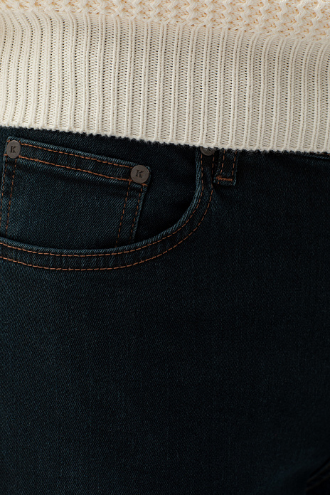 Джинсы, цвет Синий темный