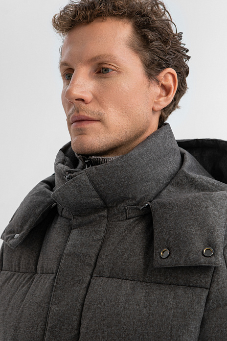 Пуховик с водоотталкивающей обработкой, цвет Коричневый светлый