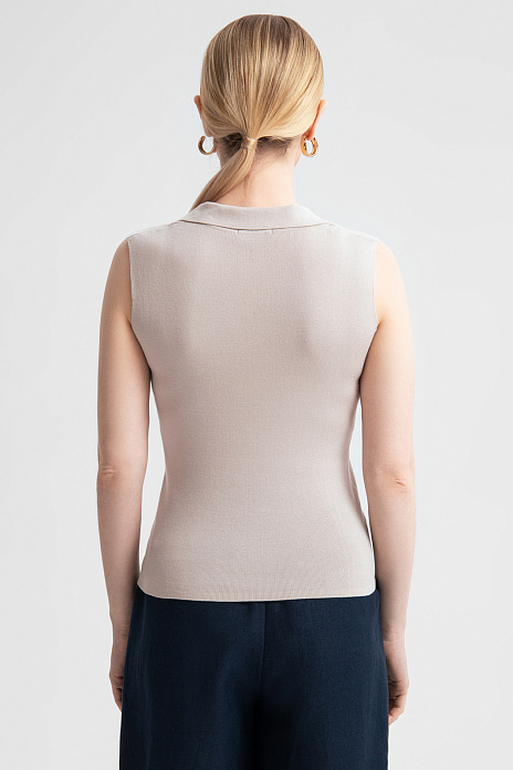 Поло из хлопка, цвет Бежевый