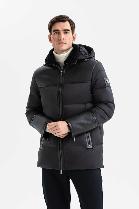 Пуховик, лимитированная коллекция, цвет Черный